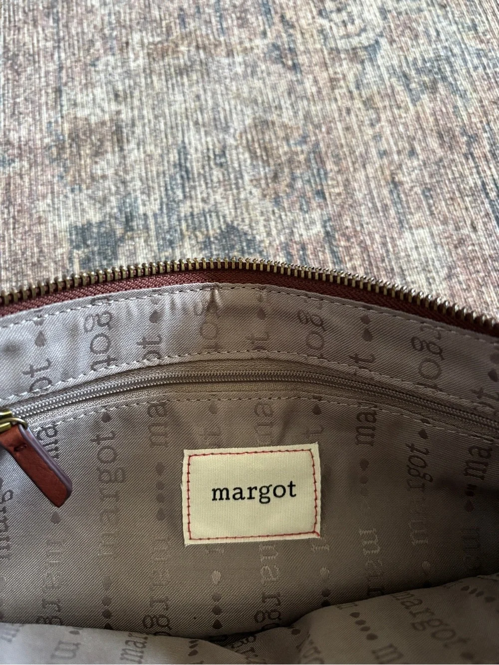 Margot Classic Brown Leather Crossbody Bag